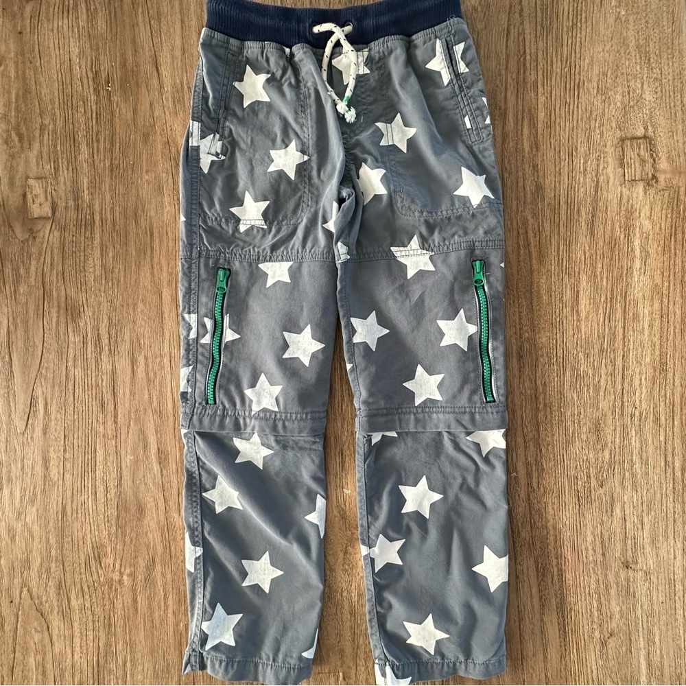 Drawstring Convertible Pants to Shorts